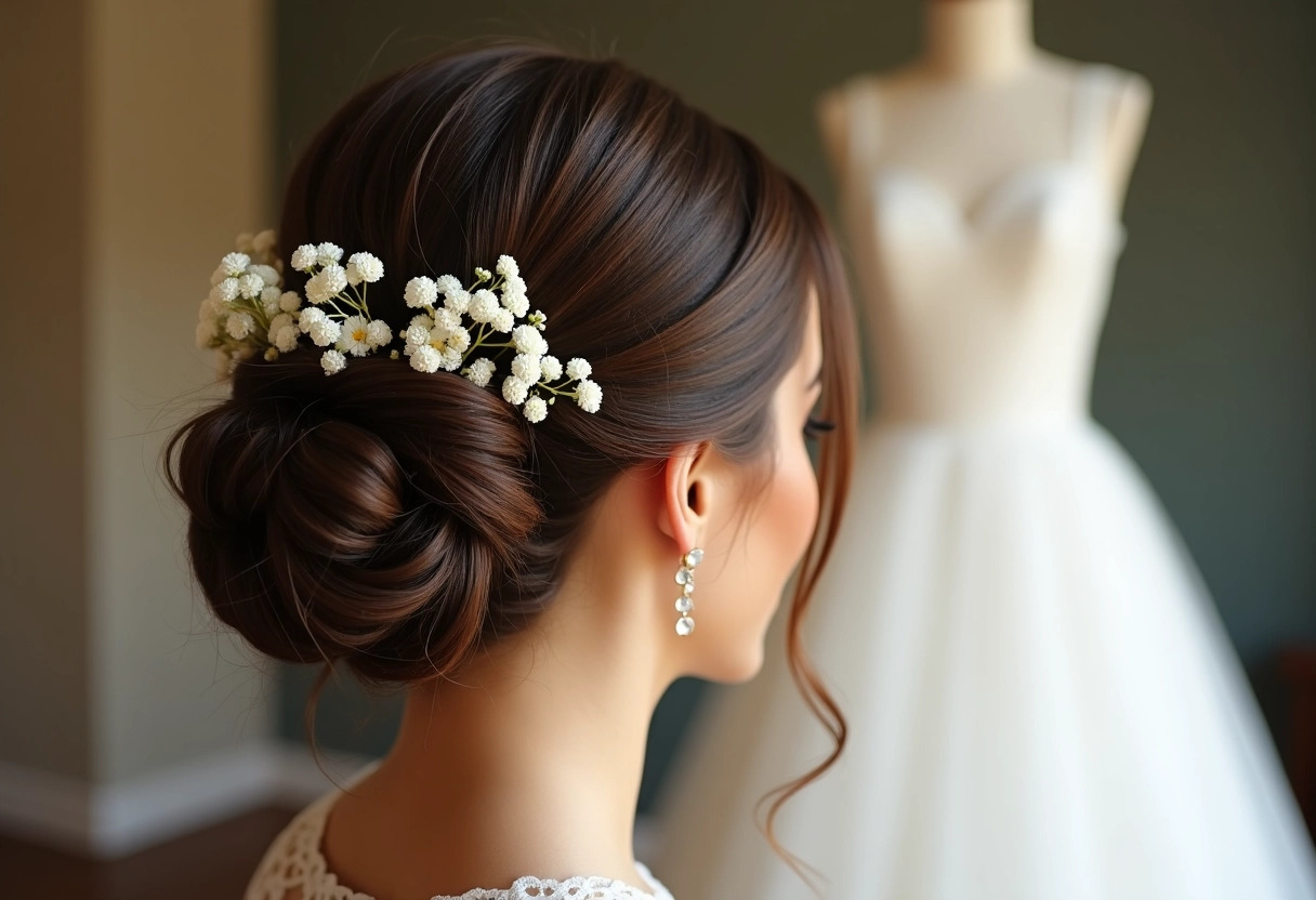 chignon mariage